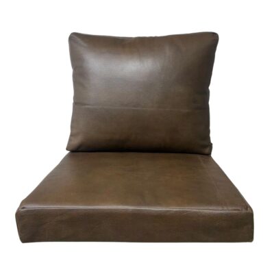Leather Chair Seat & Back Cushions