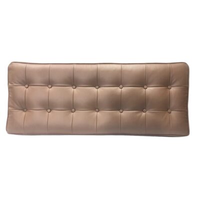 Tufted Leather Floor Cushions