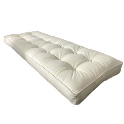 Tufted Leather Day Bed Cushions