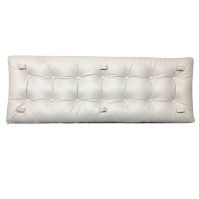 Custom Leather Tufted Window Seat Cushions