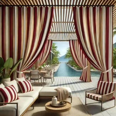 outdoor cabana curtains