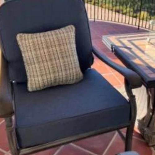 Custom Outdoor Chair Cushions (2)